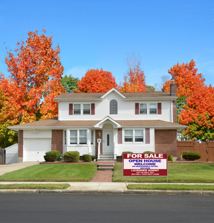 house for sale, fall, autumn, real estate