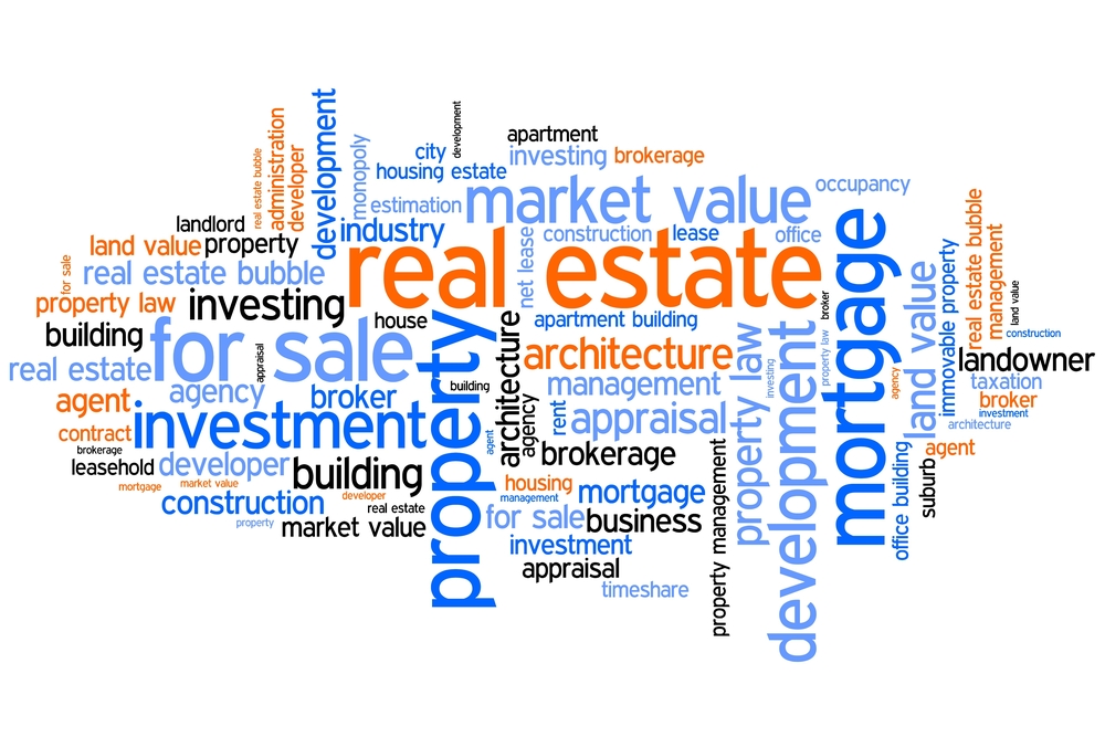 real estate, investing, mortgage, loan, word cloud